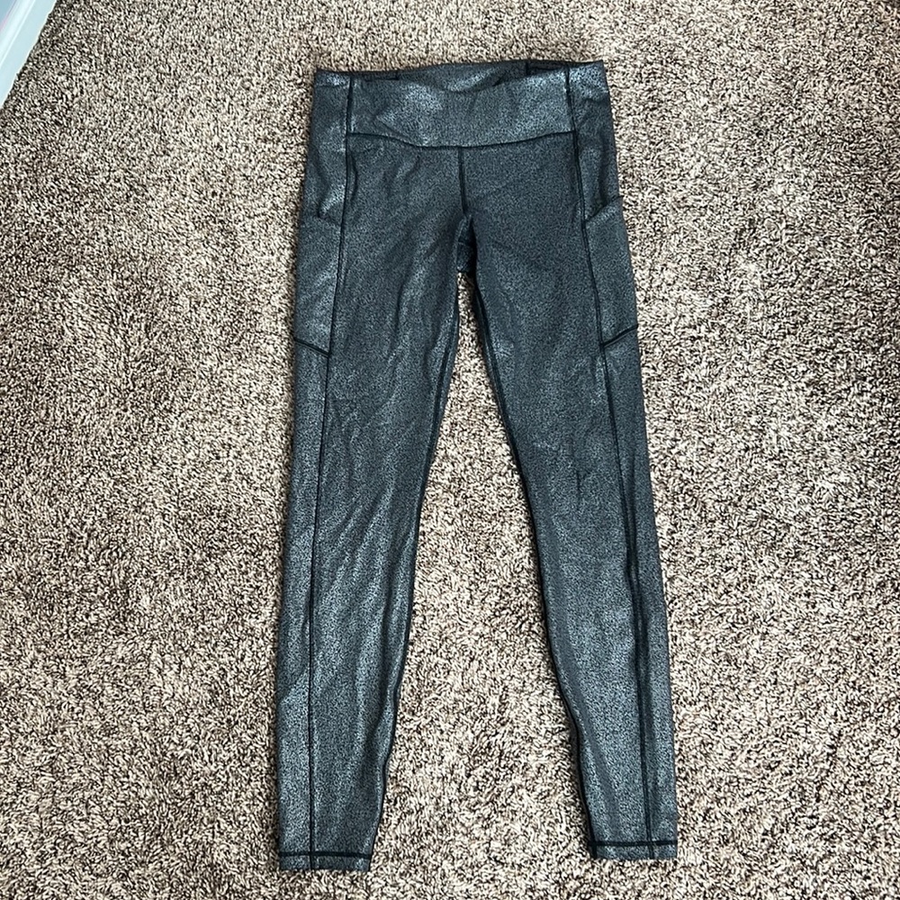 Lululemon Fast and Free Metallic tight